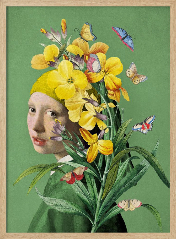 Girl With Pearl Earring the Springtime Edition Ii | Poster