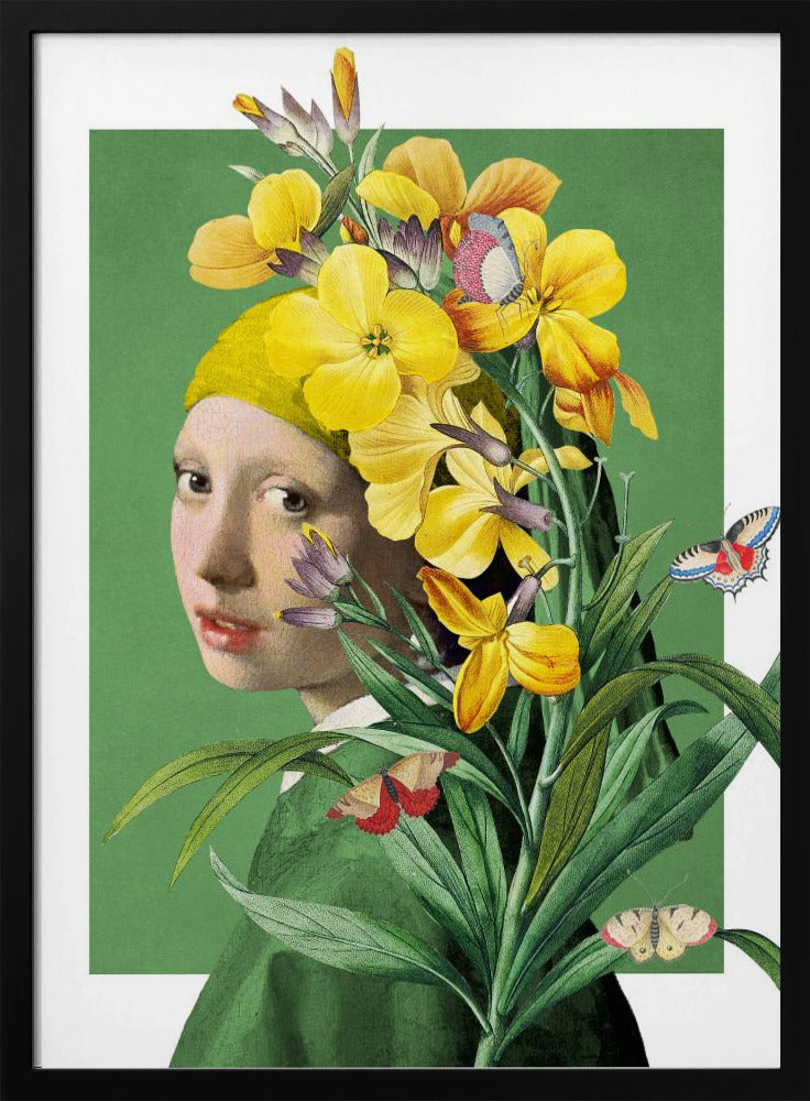 Girl With Pearl Earring the Springtime Edition | Poster