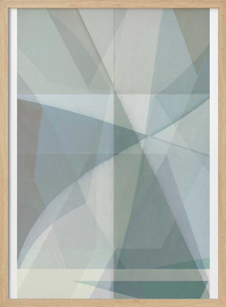 Geometric Shapes In Muted Tones | Poster