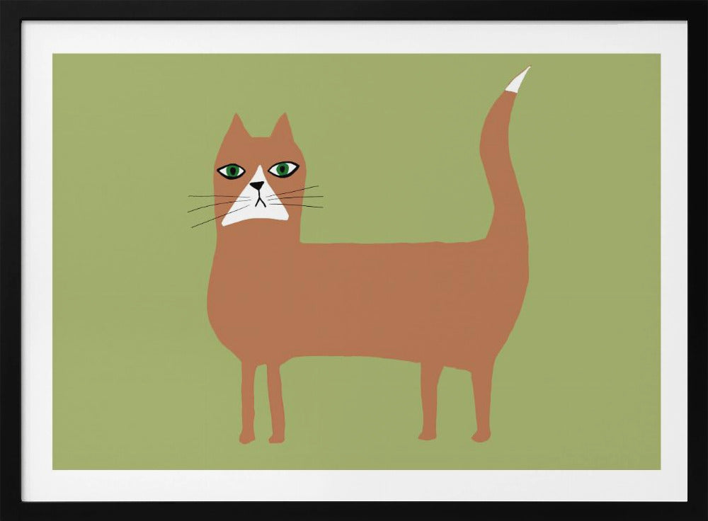 Cat ginger orange | Poster