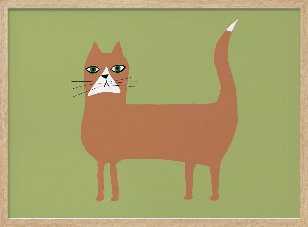 Cat ginger orange | Poster