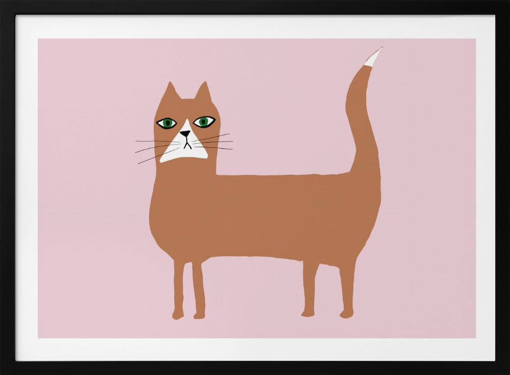 Cat ginger orange | Poster