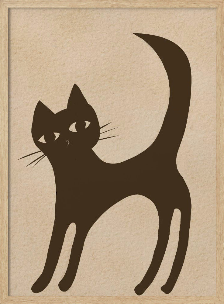 Brown cat | Poster
