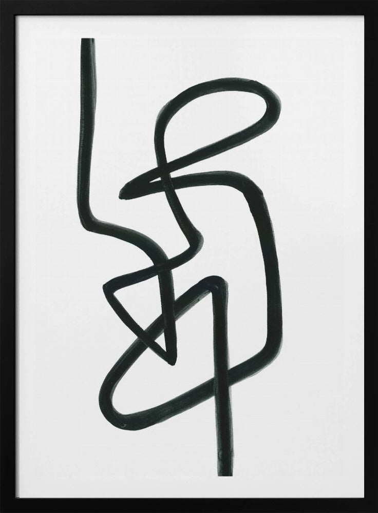 Relax Pose Black | Poster