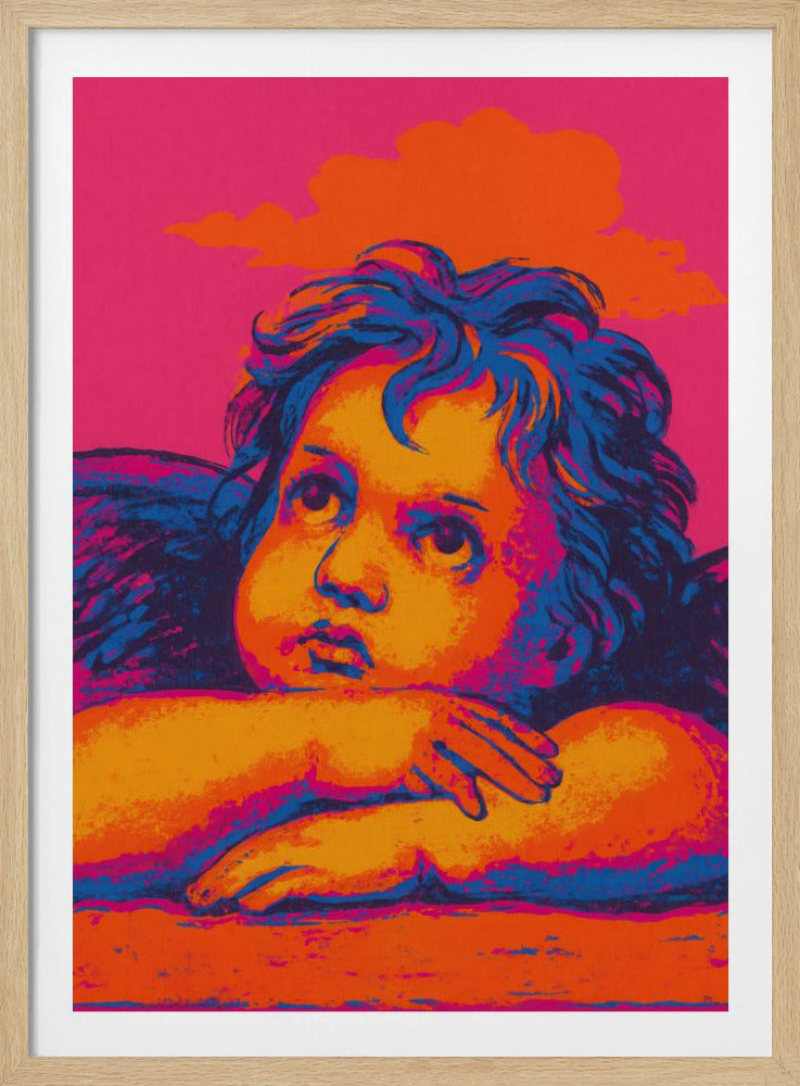 Vibrant Cherub Dreams | Poster