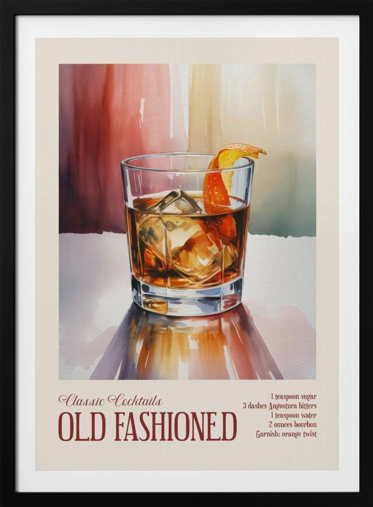 Classic Cocktails - Old Fashioned | Poster