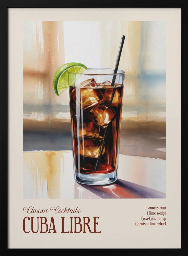 Classic Cocktails - Cuba Libre | Poster