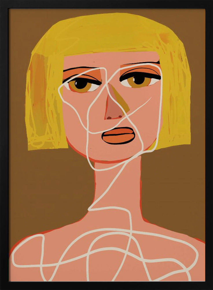 Tied up woman Tangled | Poster