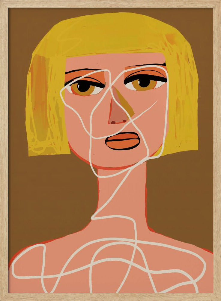 Tied up woman Tangled | Poster