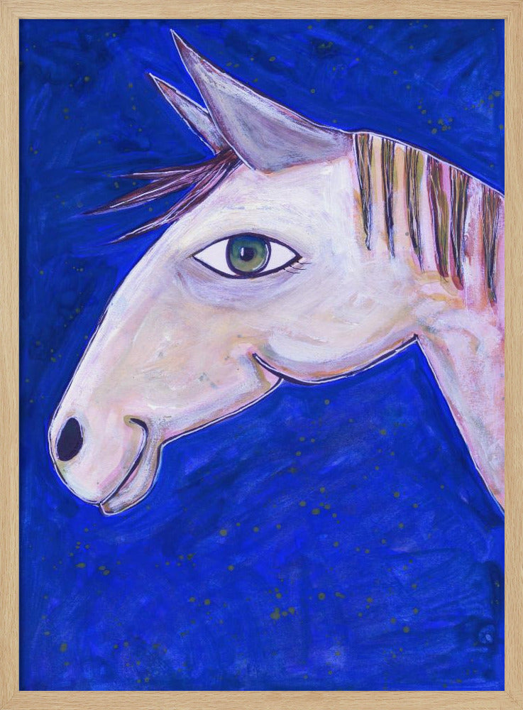 Dreaming of Horses Luminous Blue | Poster