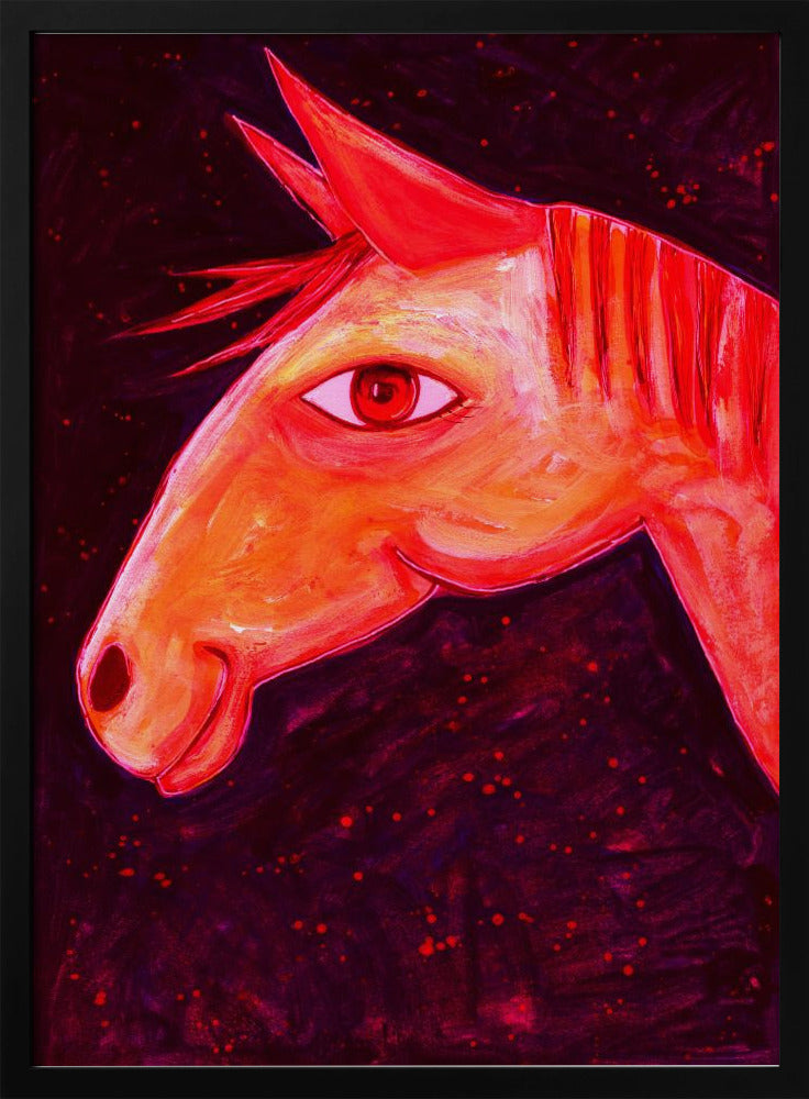 Dreaming of Horses Red | Poster