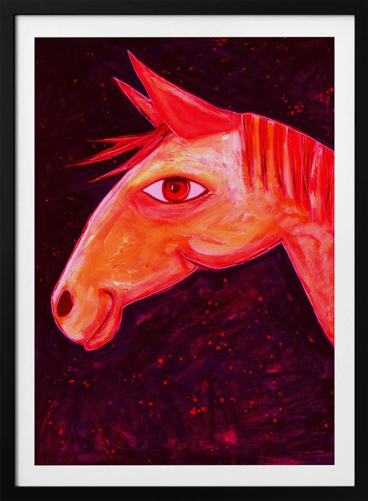 Dreaming of Horses Red | Poster