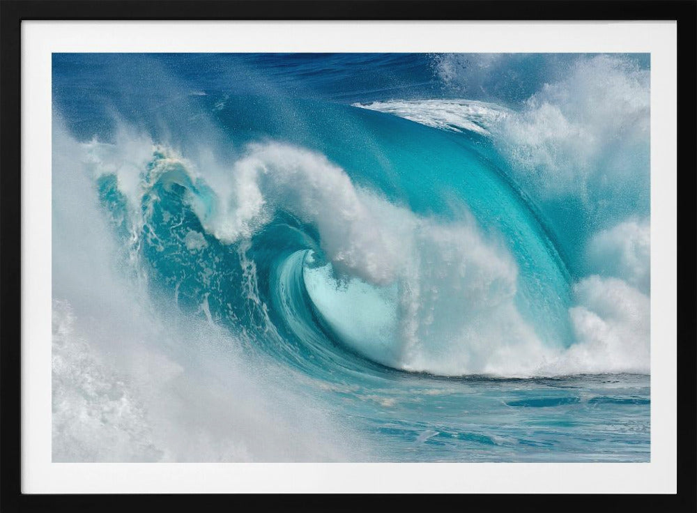 When the ocean turns into blue fire | Poster