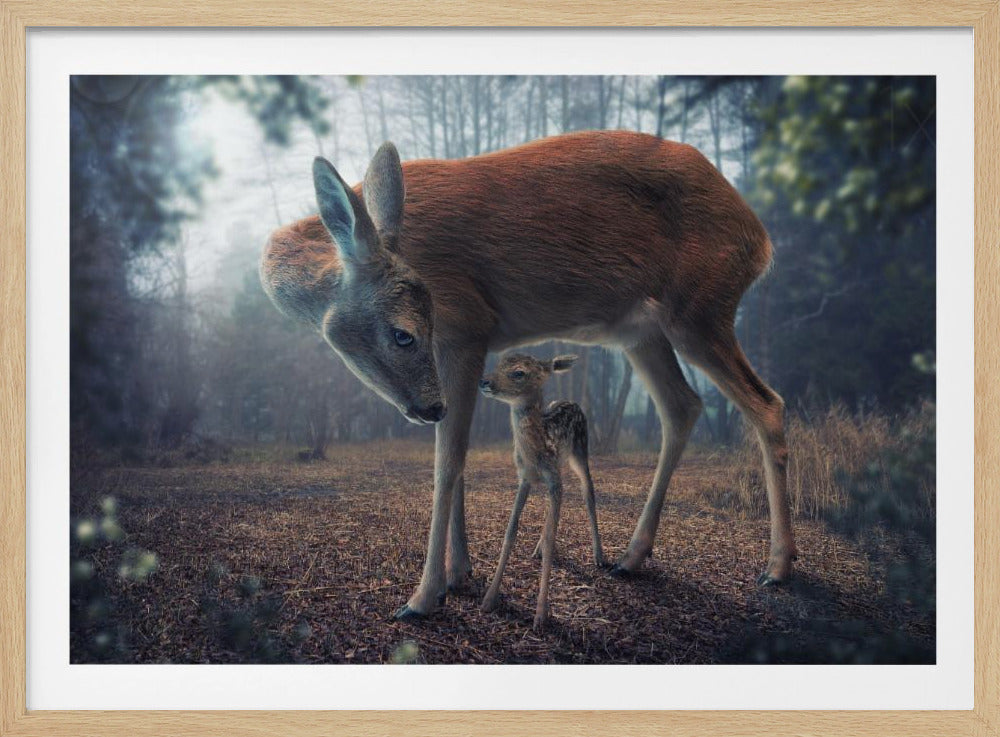 Mother and Fawn | Poster