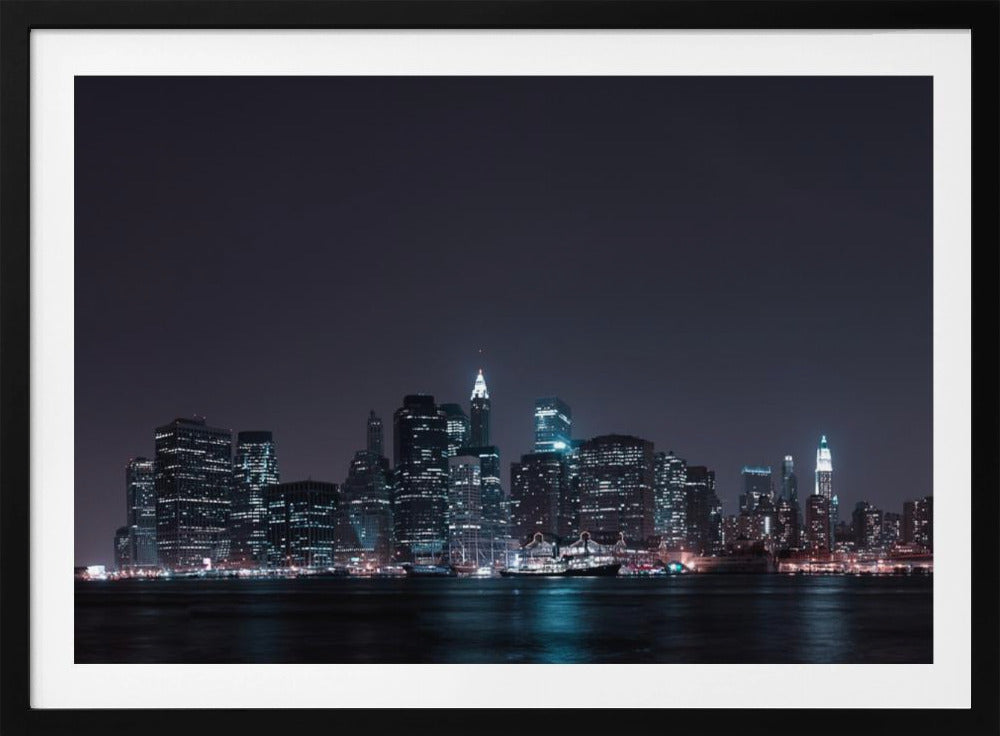 Manhattan Skyline and Brooklyn Bridge | Poster