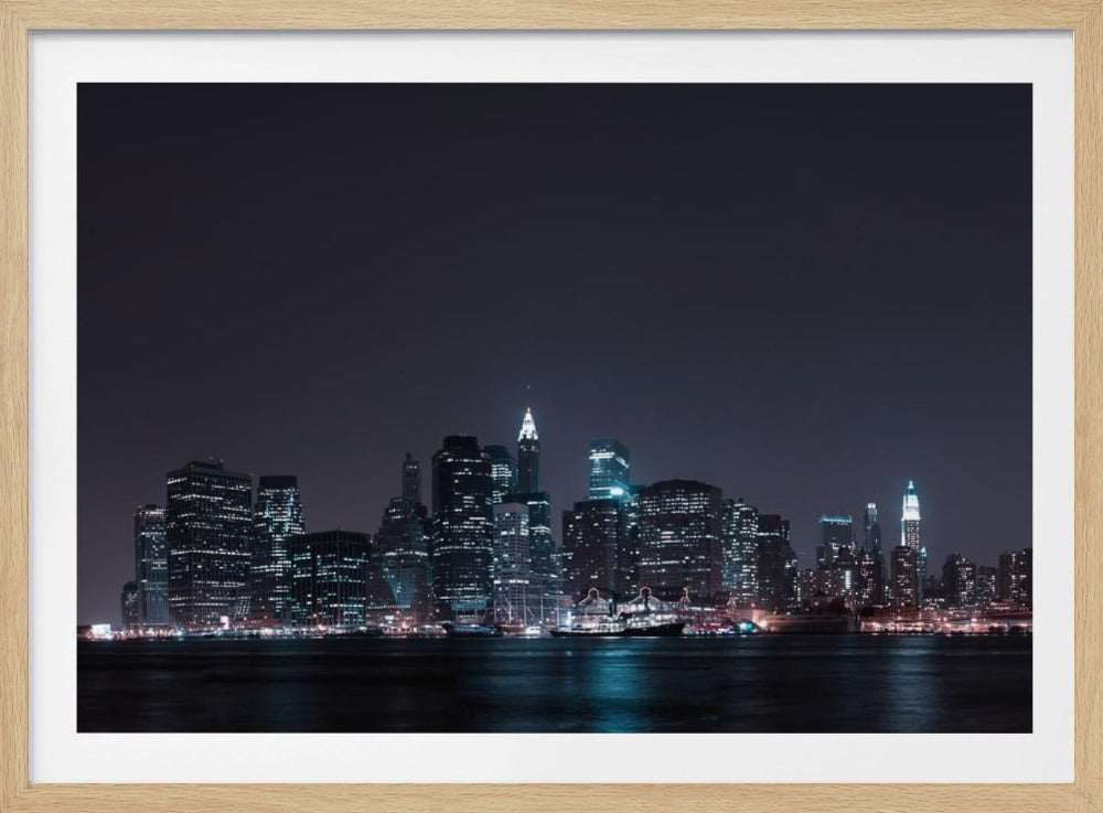 Manhattan Skyline and Brooklyn Bridge | Poster
