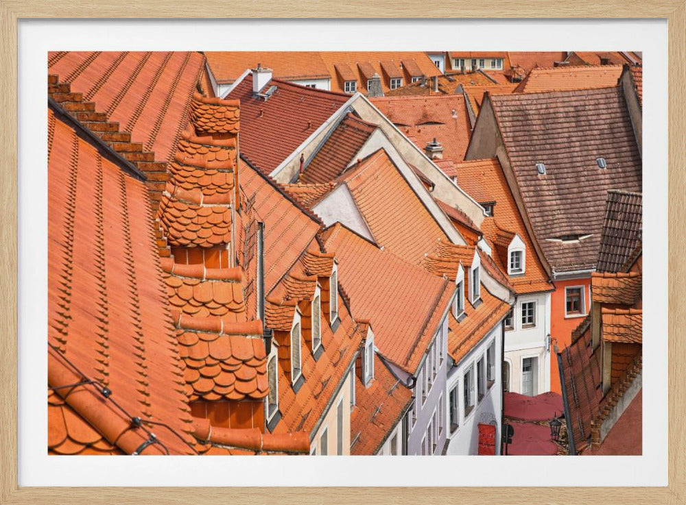 The color of these roofs... | Poster