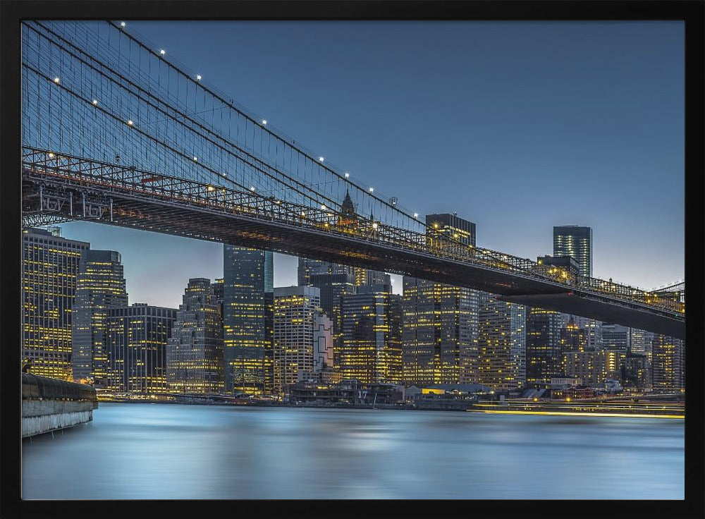 New York - Blue Hour over Manhattan | Poster