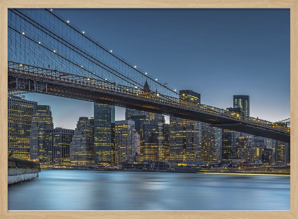 New York - Blue Hour over Manhattan | Poster