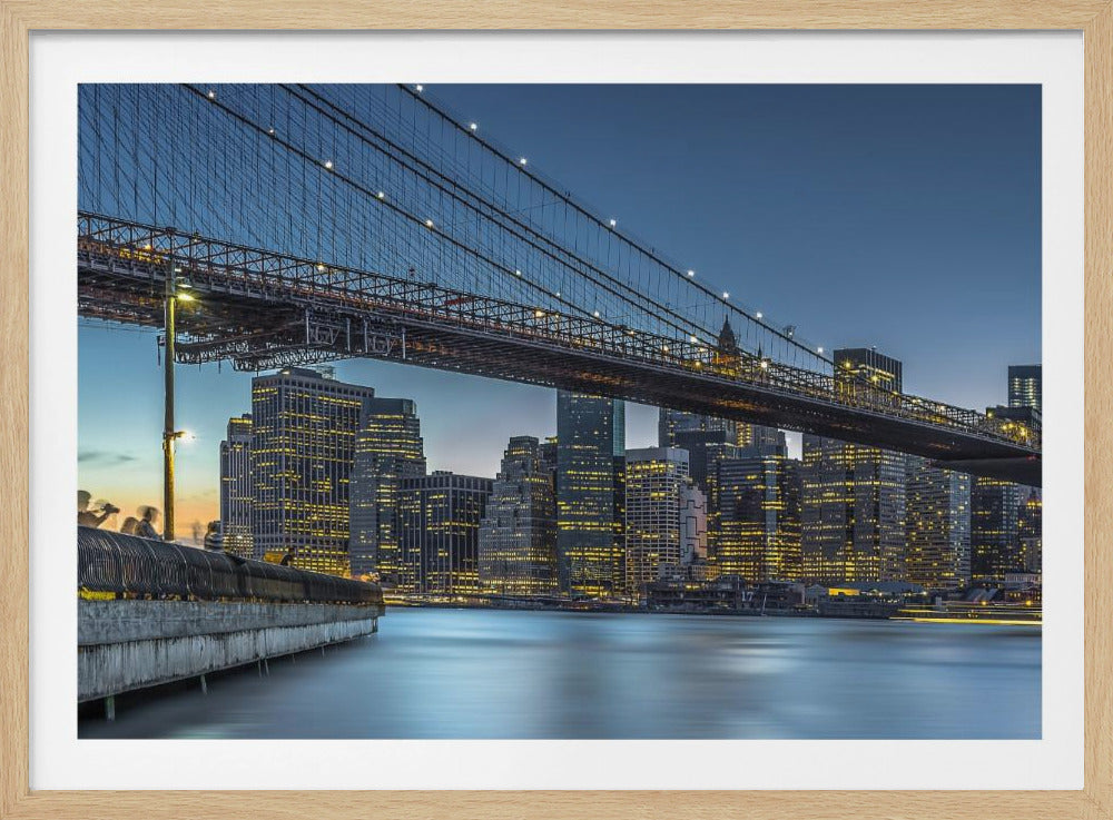 New York - Blue Hour over Manhattan | Poster