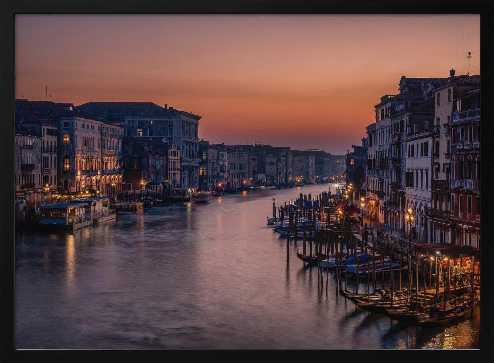 Venice Grand Canal at Sunset | Poster