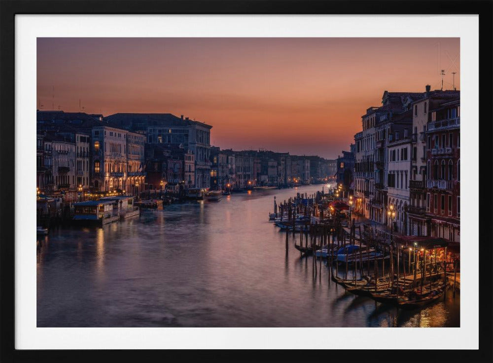 Venice Grand Canal at Sunset | Poster