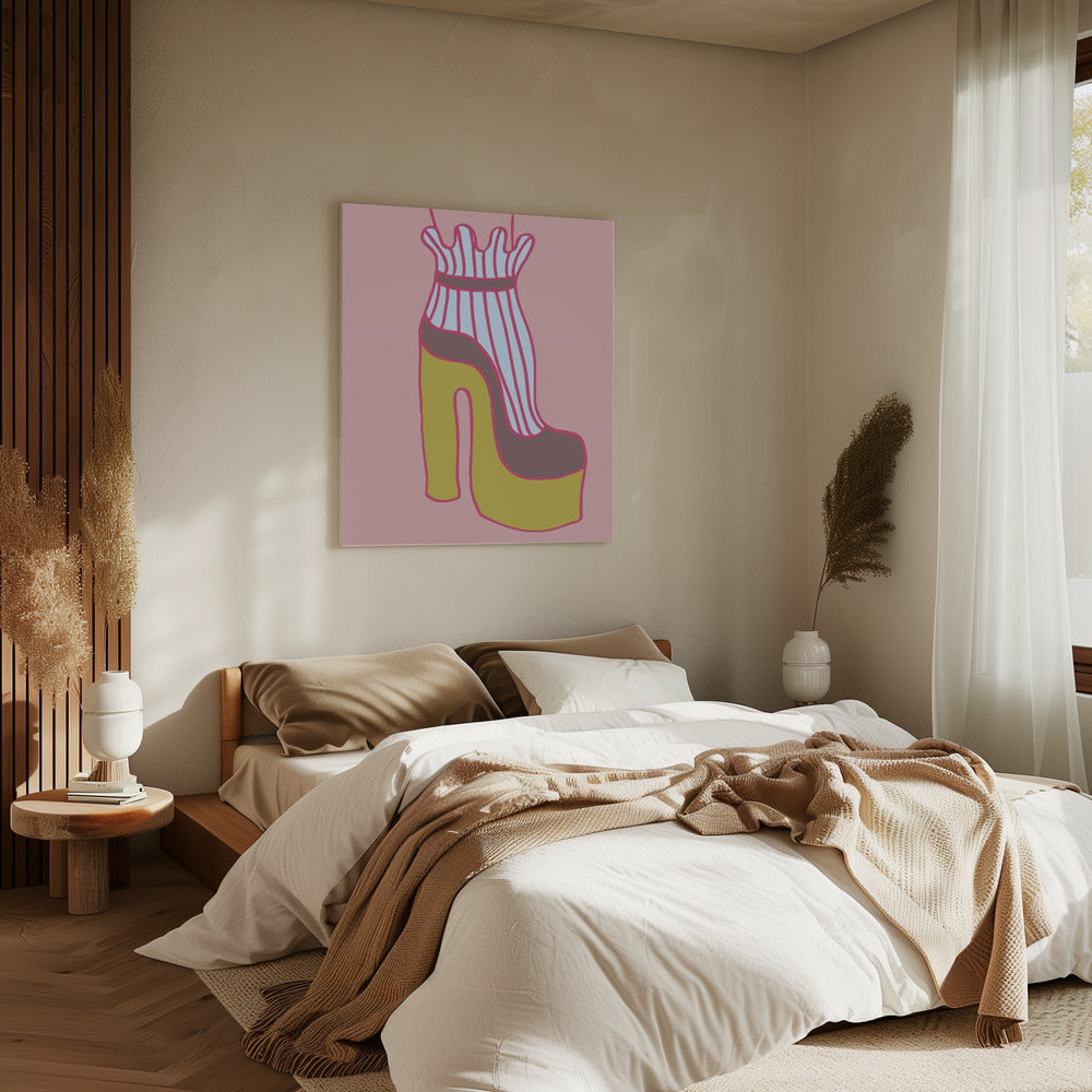 Yellow Heel 02 | Canvas