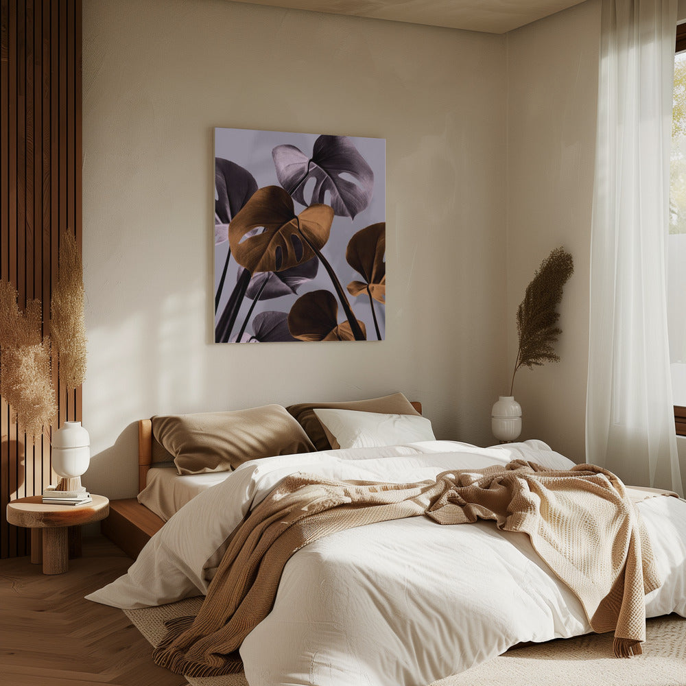 Monstera Purple 01 | Canvas