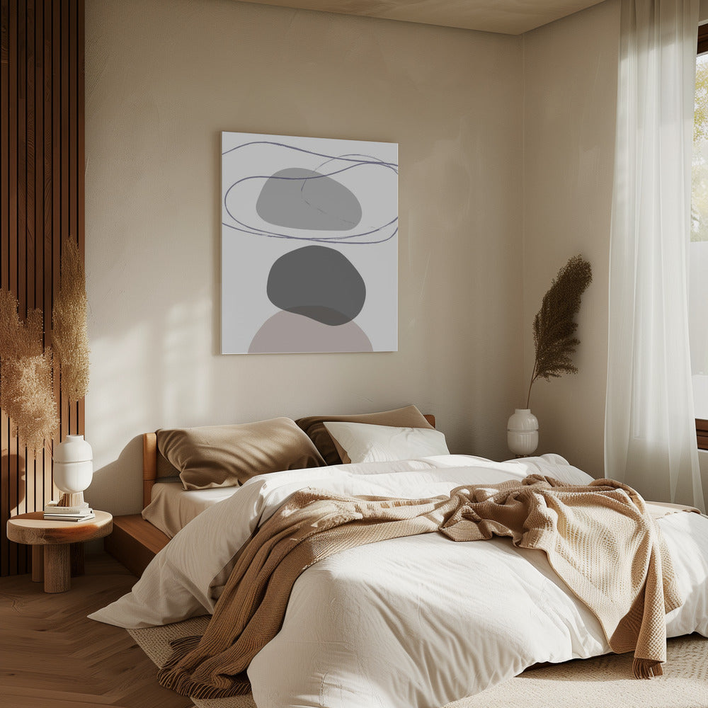 New Shapes Beige 04 | Canvas