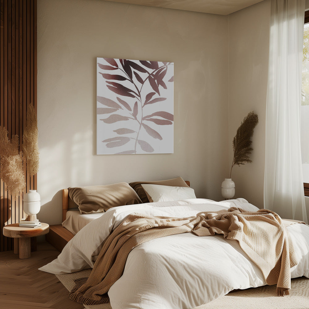 Earthy Toned Leaves | Canvas