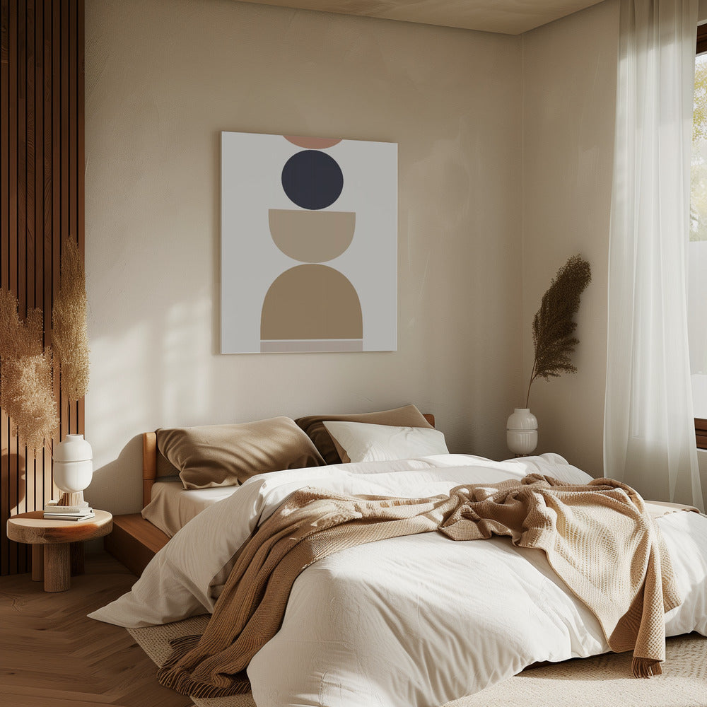 Abstract  Geometric Harmony | Canvas