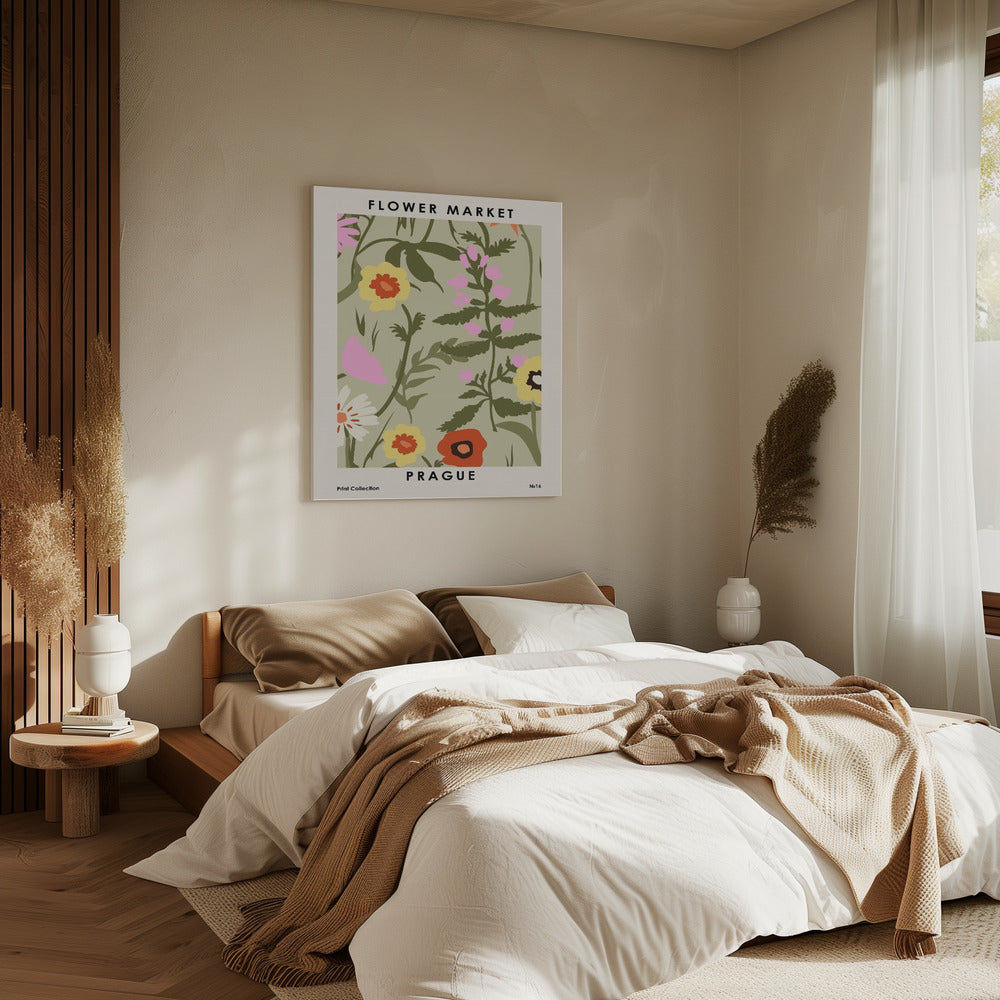 Flower Market Prague | Canvas