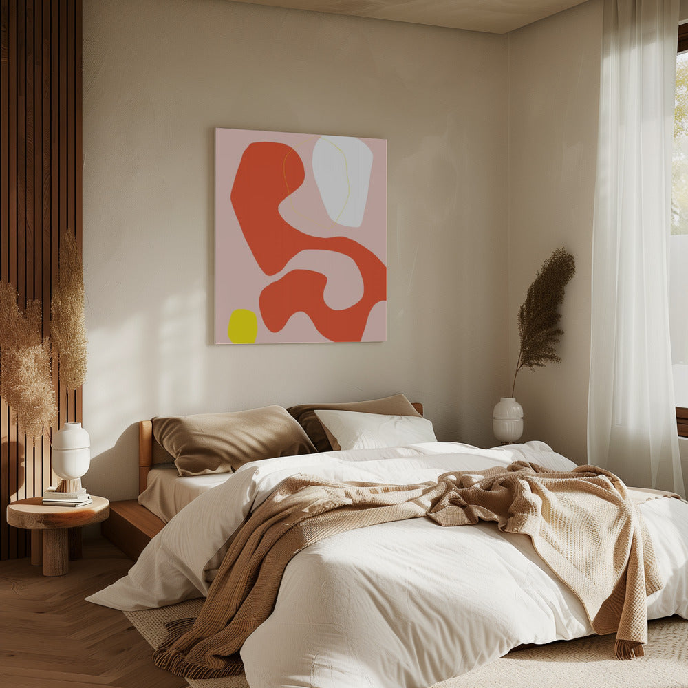 Abstract Curves Dance | Canvas