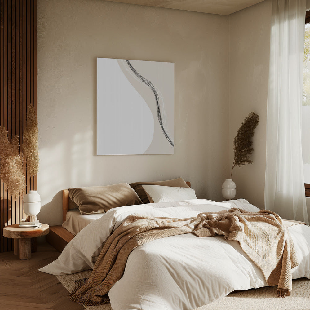 Flowing Lines Harmony | Canvas