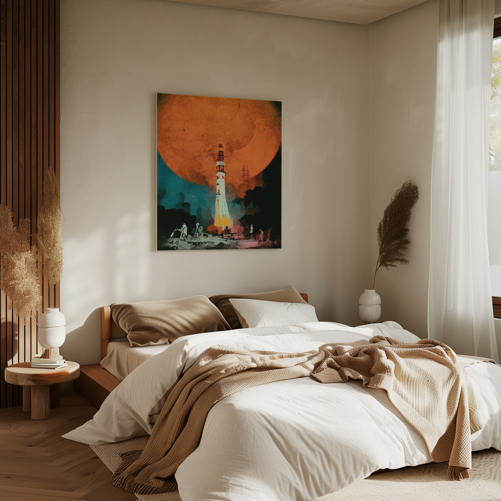 Lunar Launch | Canvas