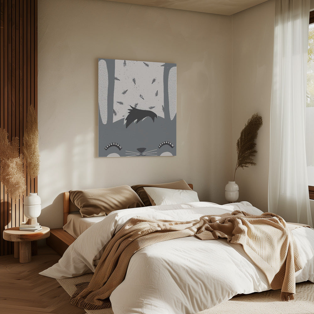 Whiskered Serenity | Canvas