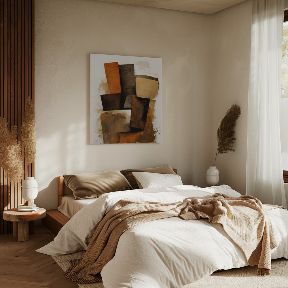 Earthy Layers | Canvas