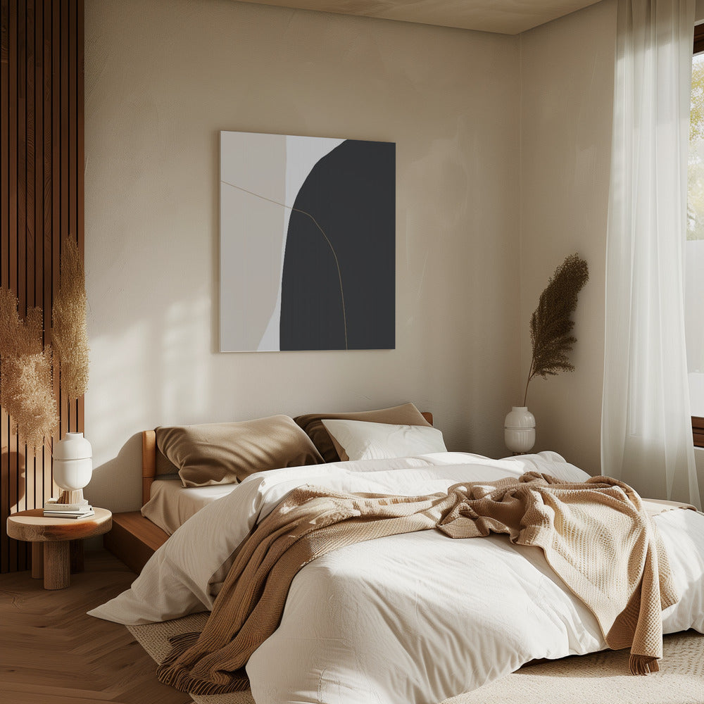 Delicate Curved Shapes | Canvas