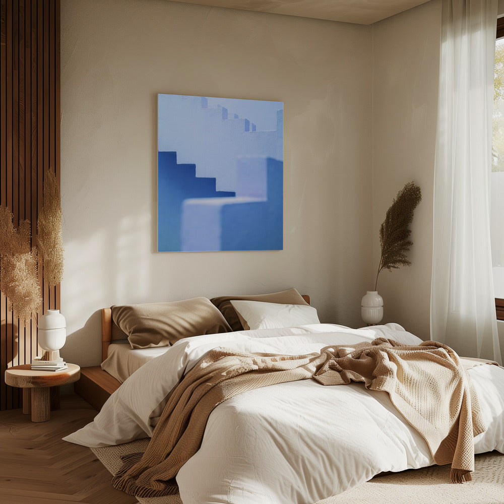 Muralla Roja in blue | Canvas