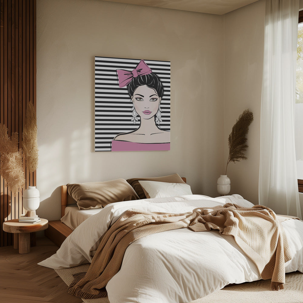 Striped Elegance | Canvas