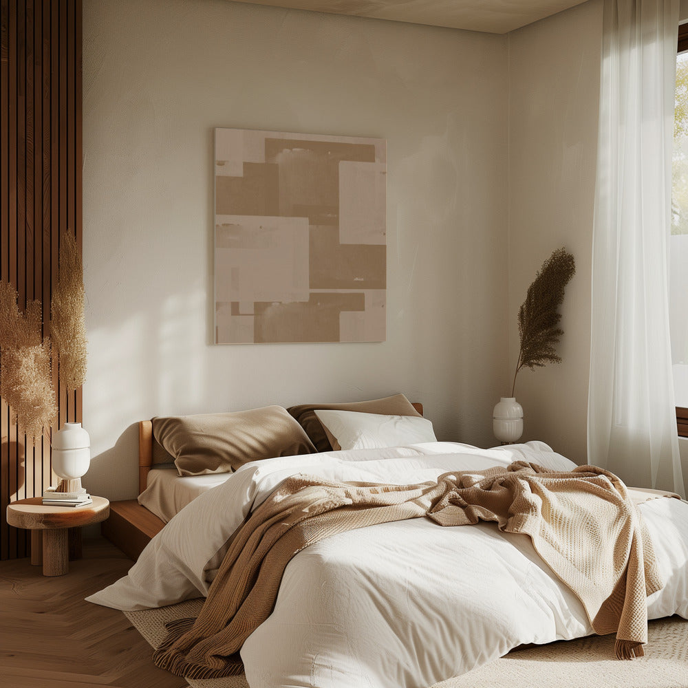 Sepia Geometrics | Canvas