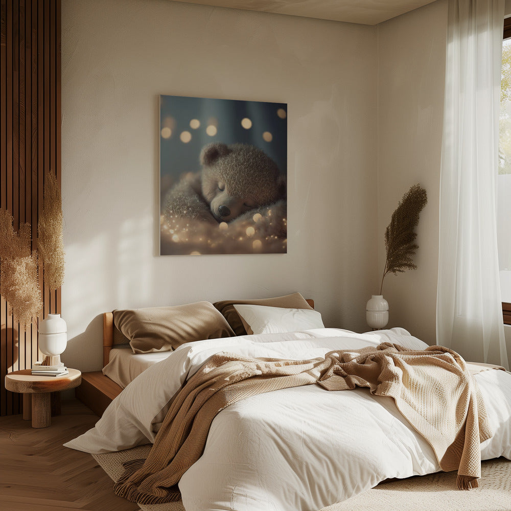 Dreamy Bear Snooze | Canvas