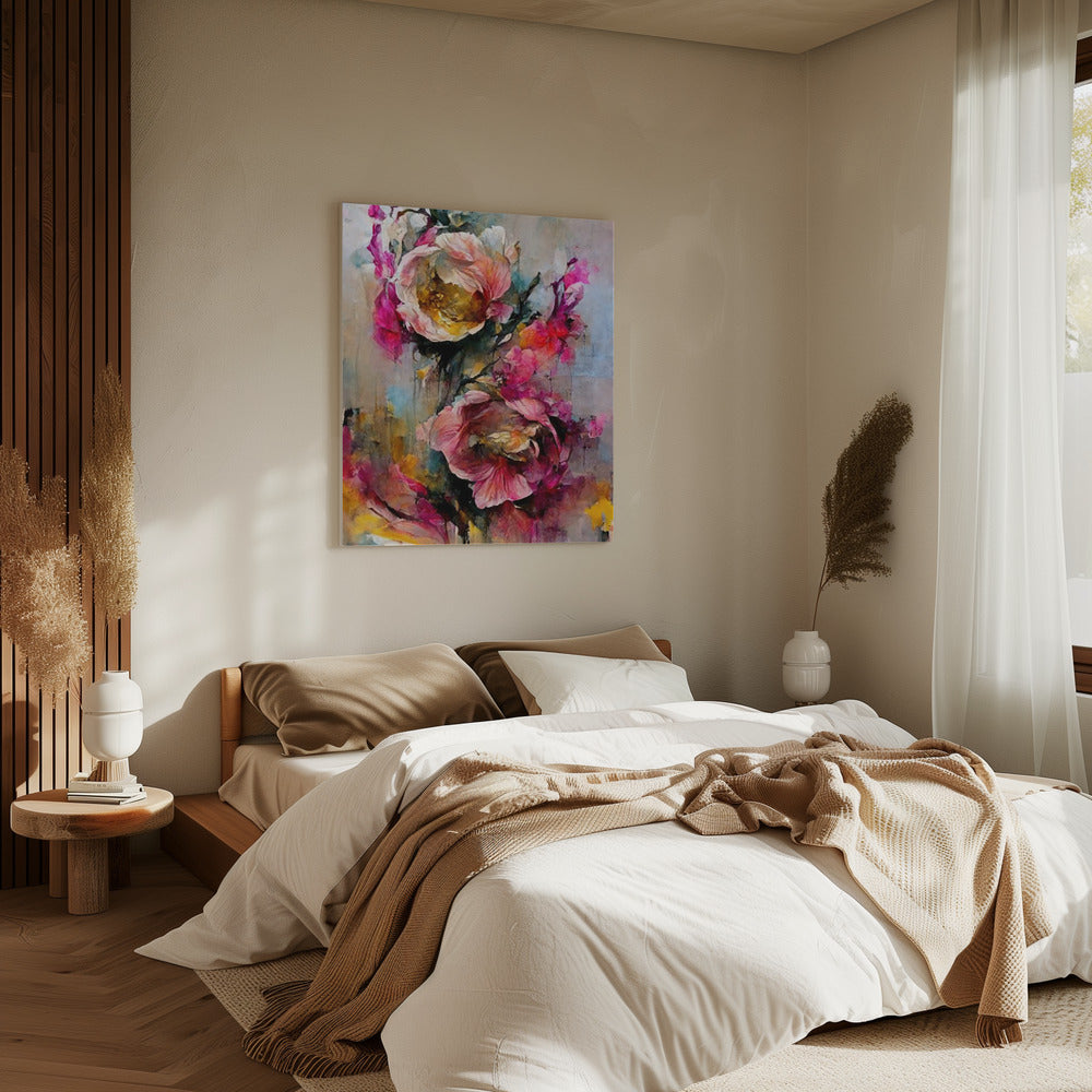 Vivid Bloom Fusion | Canvas