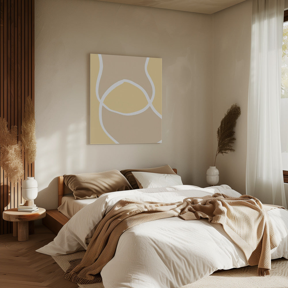 Shape 12 Yellow | Canvas