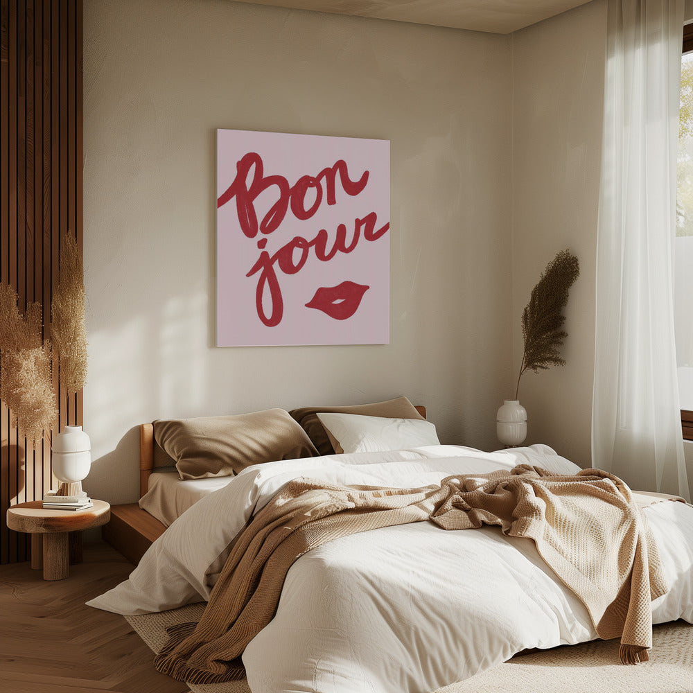 Bonjour Kiss | Canvas