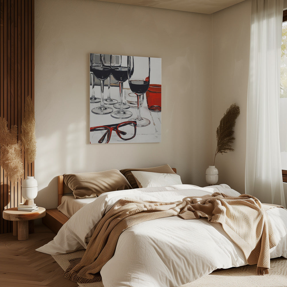 Wine & Reflection | Canvas