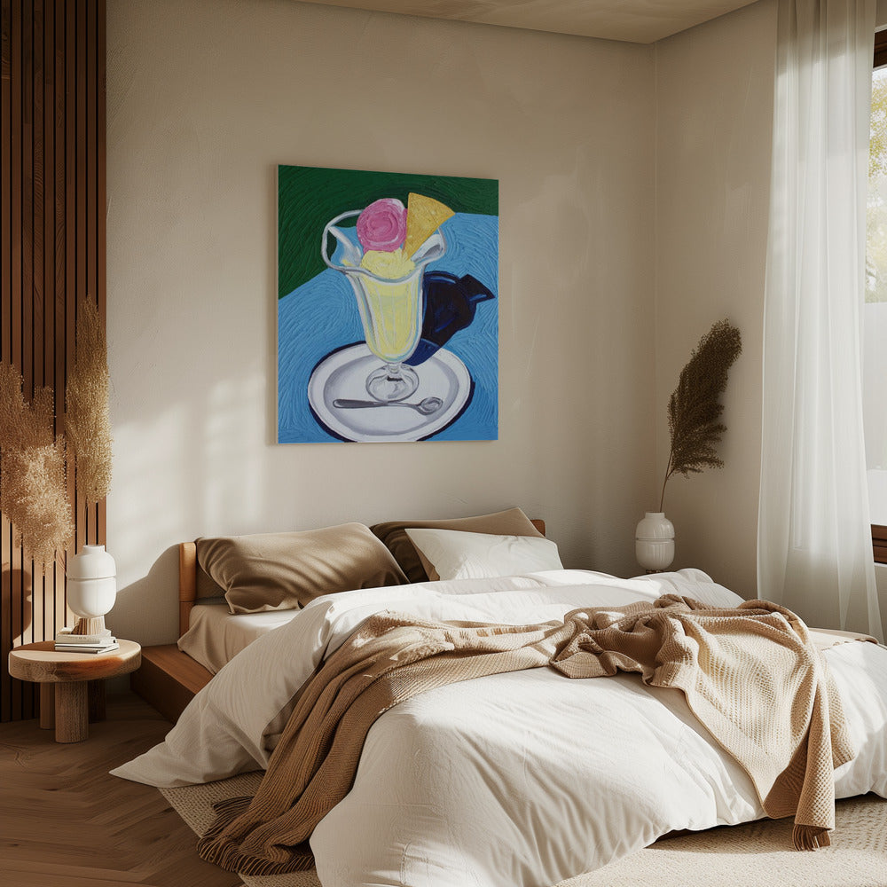 Raspberry and Vanilla Ice Cream | Canvas