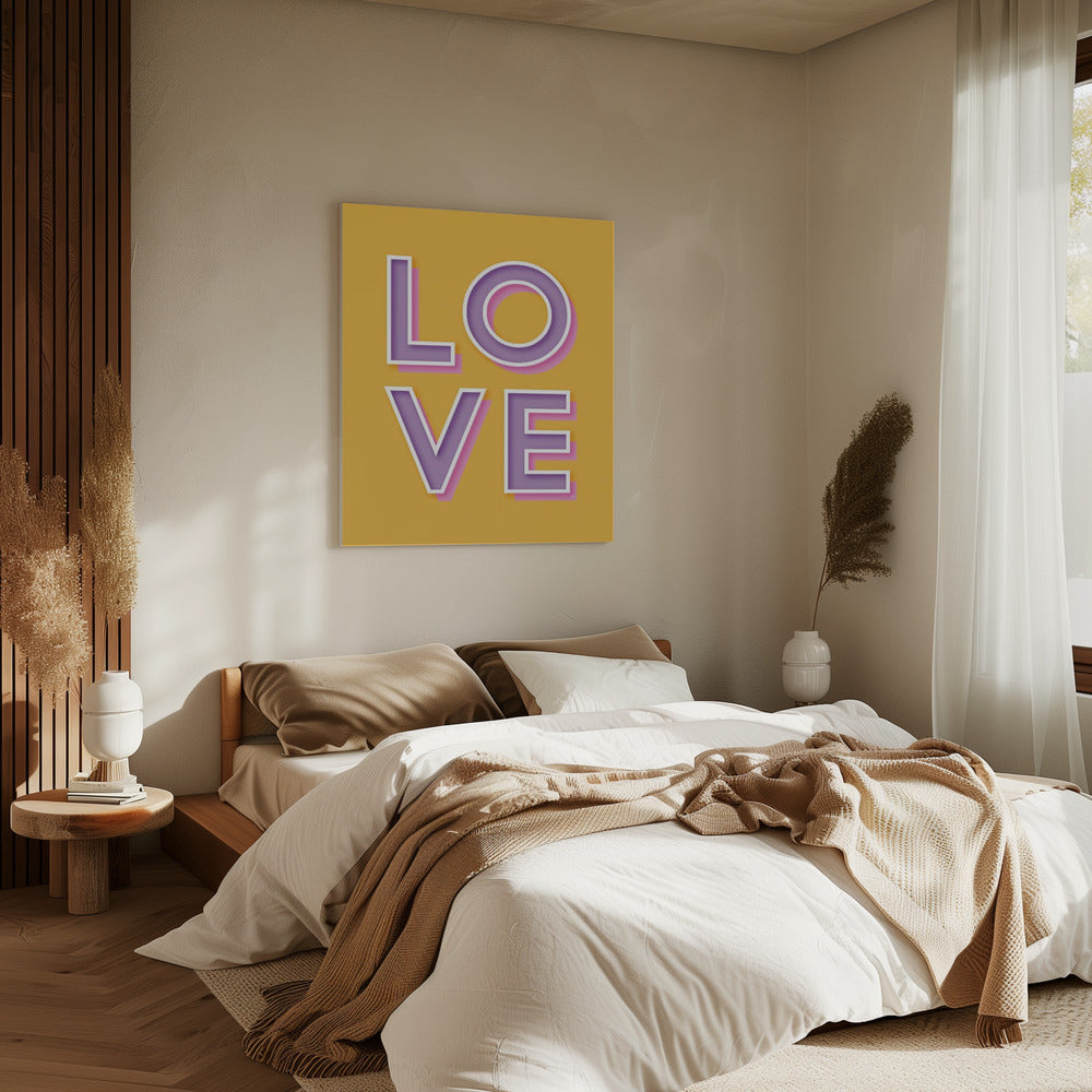 Bold Love Typography | Canvas