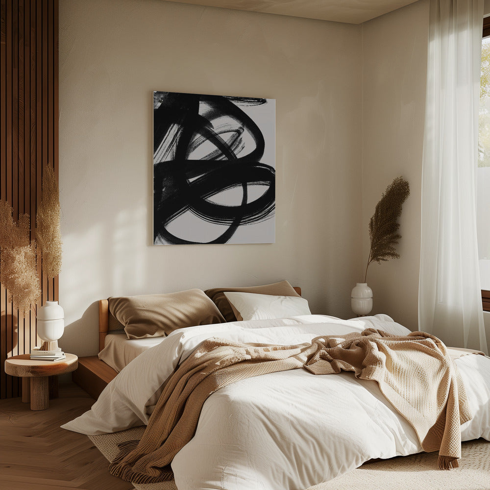 Abstract Brush Strokes 5 A1 | Canvas