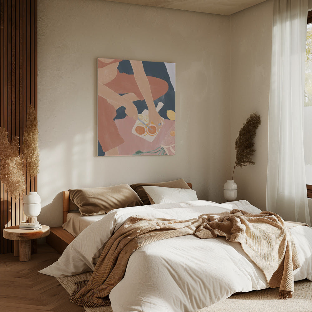 Cutting Grapefruits | Canvas